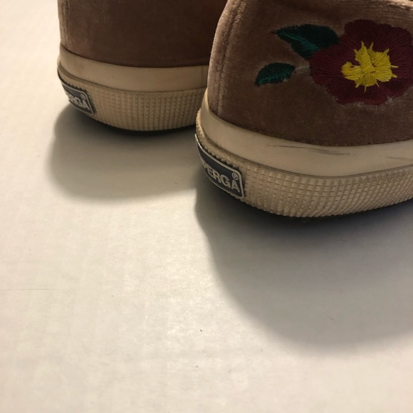 Superga floral print sneakers size 6 1/2 - Picture 5 of 16